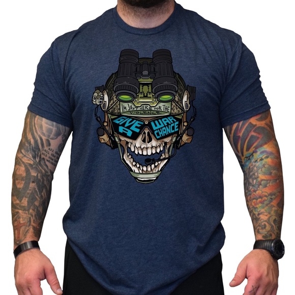 ATP (American Trigger Pullers) Dark Blue Graphic Men's Tee Large - Picture 1 of 10